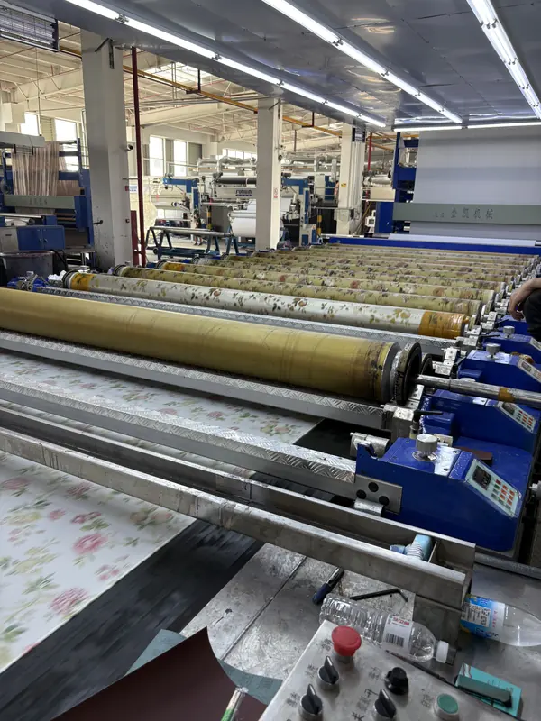 Printing equipment from the supplied factory photographs